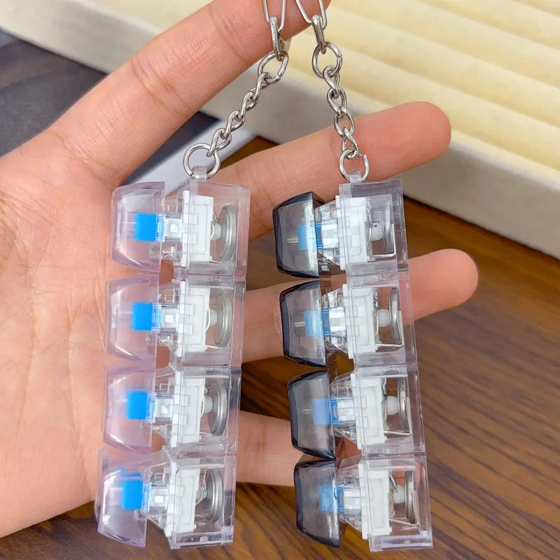 4-Key Mechanical Switch Keychain Tester